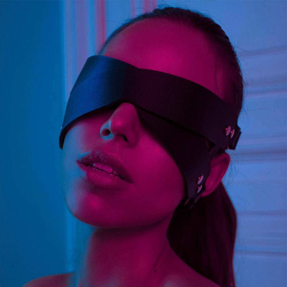 Slave S Fave Blindfold Bondage Gear Cum Swing With Me