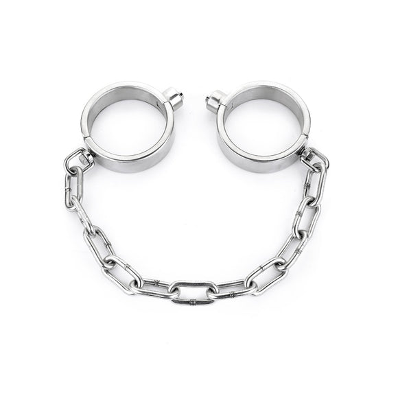 Press Lock Stainless BDSM Shackles