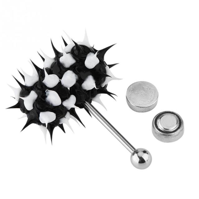 Spiky Silicone Vibrating Tongue Piercing Cum Swing With Me Spiky Silicone Vibrating Tongue Piercing Cum Swing With Me