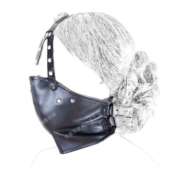 Soft Leather Over the Nose Gag