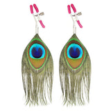  Alluring Peacock-Inspired Pussy Lip Clamps 