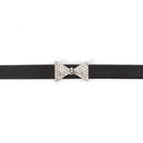  Bowknot Rhinestone Choker Collar 