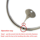  Stainless Lockable Eternity Collar 