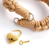  Seductive Lockable Rope Collar 