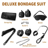  Deluxe Leather Beginner Bondage Kit 
