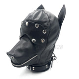  Canine Fetish Leather Gimp Mask 