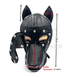  Canine Fetish Leather Gimp Mask 