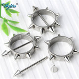  Spiky Mens Nipple Rings 
