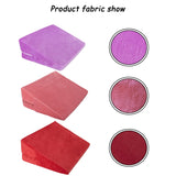  Spongy Wedged-Shaped Sex Pillow 