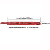  Trendy Red Leather Collar 