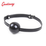  No Frills Black Mouth Ball Gag 