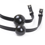  No Frills Black Mouth Ball Gag 