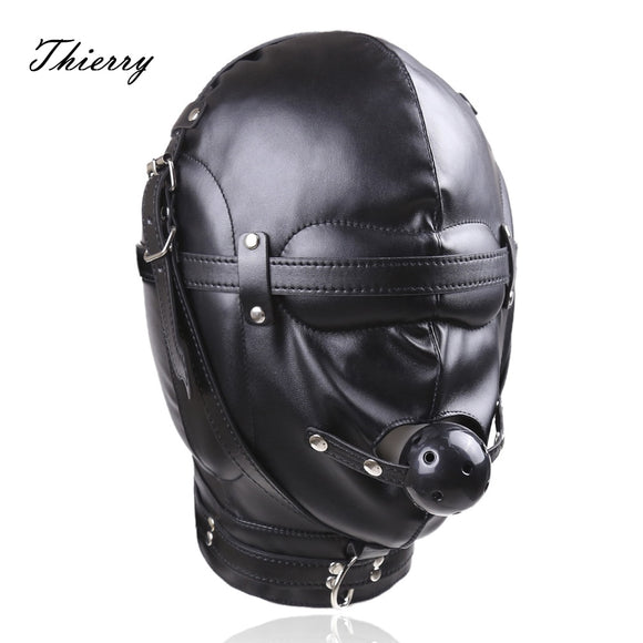 Sensory Deprivation Ball Gag Mask