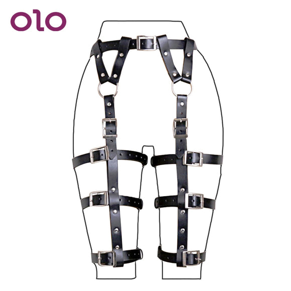 Exotic Roleplay Leather Leg Harness