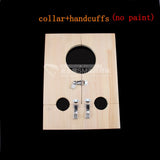  Madame's Natural Wooden Femdom Pillory 