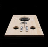  Madame's Natural Wooden Femdom Pillory 