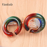  Hook My Titties Glass Nipple Rings 