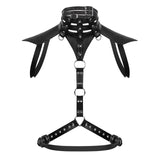  Sturdy Leather Bondage Chest Harness 