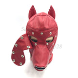  Canine Fetish Leather Gimp Mask 