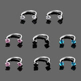  Tit Sparklers Horseshoe Nipple Rings 