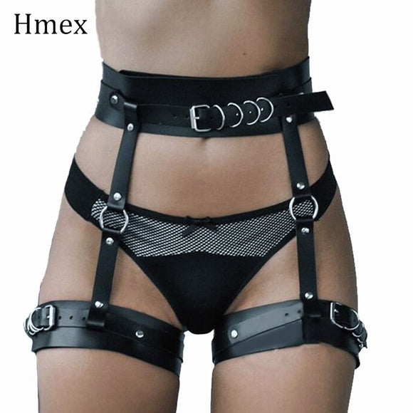 Punishment and Seduction Leather Bondage Belt