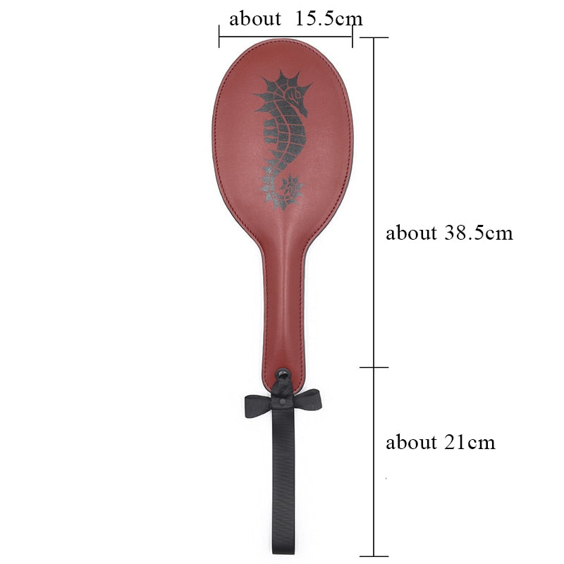 Seahorse Inspired Leather Slapper