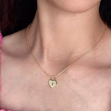  You Are Mine Gold Lock Necklace 