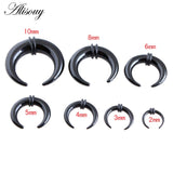  Ecstatically Stretched Nipple Piercings 