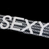  Bold Sexy Necklace With Rhinestones 