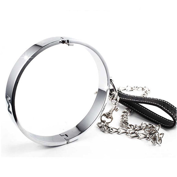 Bondage Roleplay Stainless Steel Collar