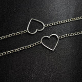  Heart BDSM Steel Collar 