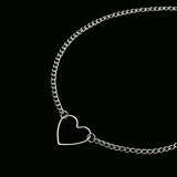  Heart BDSM Steel Collar 