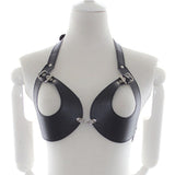 Stylish Leather Bondage Breast Harness 