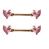  Flash Me Nipple Piercing Bars 