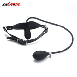  No Talk Zone Inflatable Penis Gag 