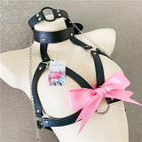  Slave Control Nipple Clamp Bra Harness 