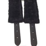  Submission Fetish Black Leather Cuffs 