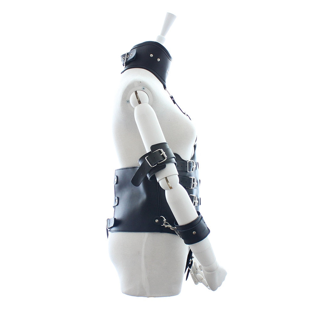 Slave Perfect Leather Harness BDSM Outfit
