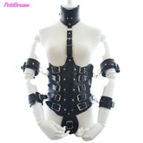  Slave Perfect Leather Harness BDSM Outfit 
