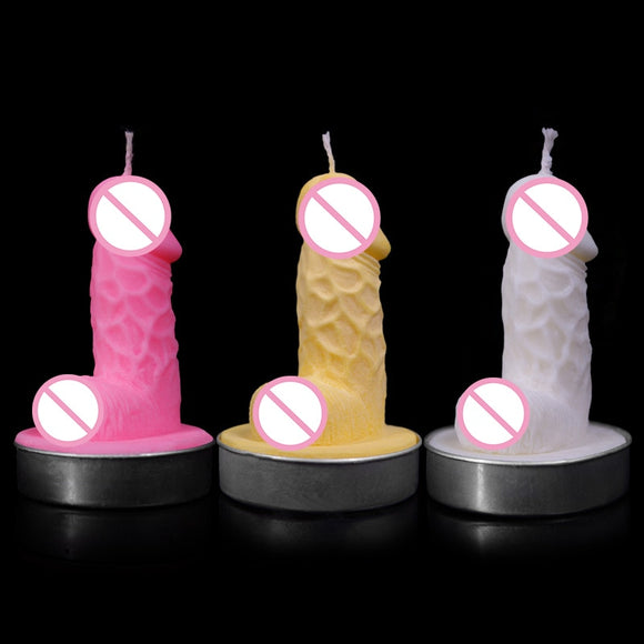 Dripping Cock Candle Wax Play Toys Set
