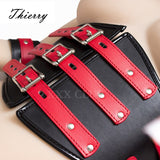  Corset-Like Leather Kinky Restraints 