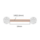  Elegant Rose Gold Nipple Barbells 