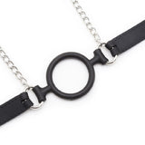  Ring Gag Drool With Bull Nose Nipple Clamps 