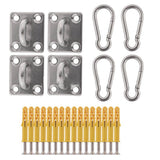  Stainless U-Shaped Mounting Hooks 
