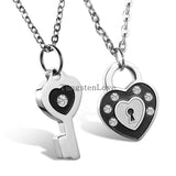  Heart Shaped Padlock and Key 