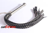  Braided Leather Heavy Flogger 