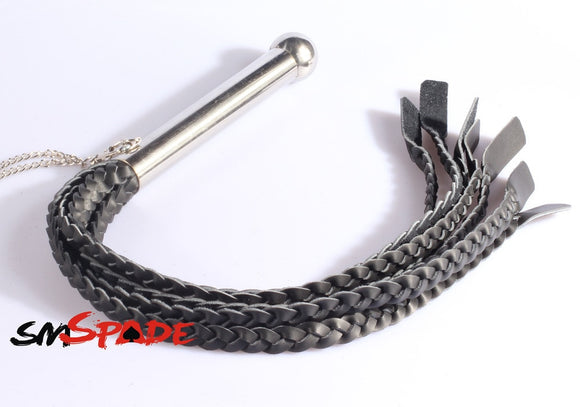 Braided Leather Heavy Flogger