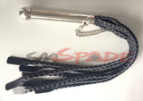  Braided Leather Heavy Flogger 