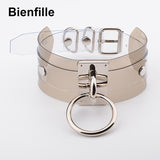  Multi-Colored Collar Transparent Choker 