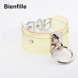  Multi-Colored Collar Transparent Choker 